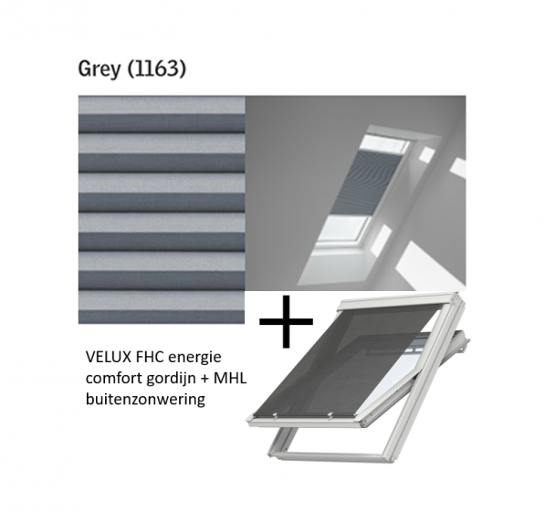 Automatisch Consequent Slaapkamer VELUX energie comfort gordijn en zonwering CK01,C01